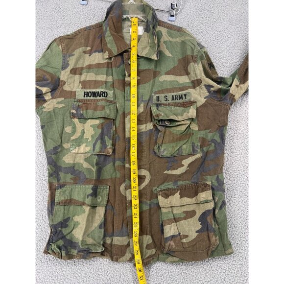 Army Men’s Hot Weather Woodland Camouflage Pattern Combat Coat Size N/A - Picture 12 of 16